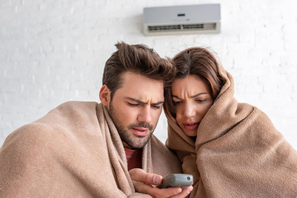 a couple needs HVAC Services Seattle for their AC